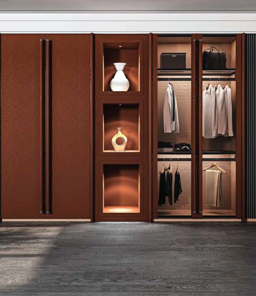 Openable Leather Wardrobe